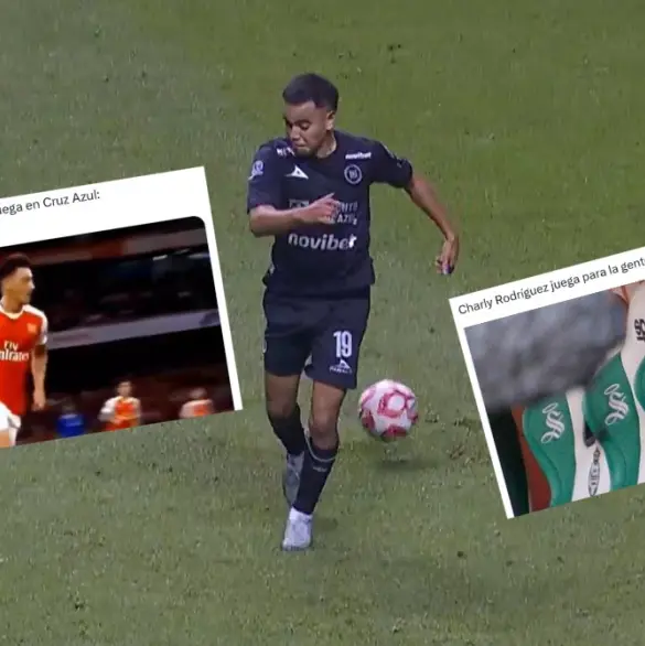 Charly Rodríguez, víctima de los memes al brillar con Cruz Azul