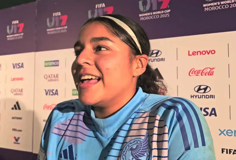 Valentina Murrieta,  arquera de la Selección Sub-17, detuvo tres penales ante Italia y fue la figura del partido.