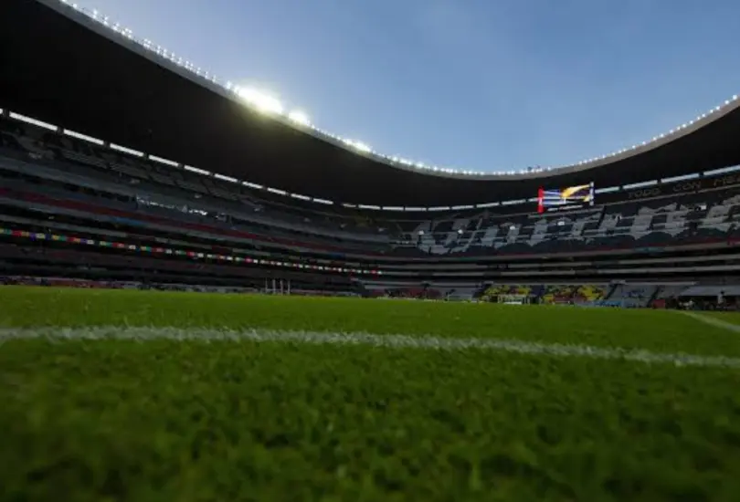 El Estadio Azteca ya luce diferente a como se le conocía El Estadio Azteca ya luce diferente a como se le conocía