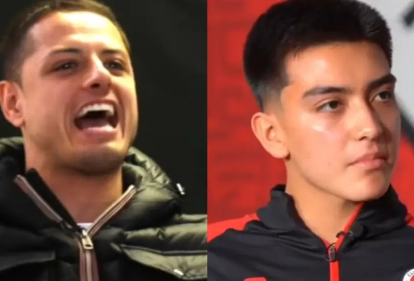 Chicharito y Gilberto Mora parecen uno mismo Chicharito y Gilberto Mora parecen uno mismo