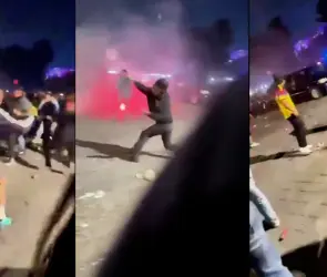 "¡Hay niños!": gritos de auxilio en agresión a aficionados del América