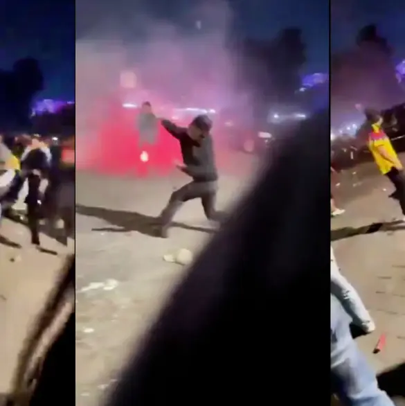 "¡Hay niños!": gritos de auxilio en agresión a aficionados del América