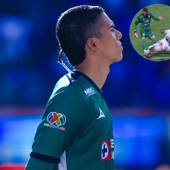 Así quedó la pierna de Kevin Mier tras el Cruz Azul vs Pumas Así quedó la pierna de Kevin Mier tras el Cruz Azul vs Pumas