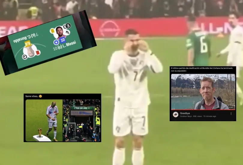 Los memes se burlaron de Cristiano Ronaldo Los memes se burlaron de Cristiano Ronaldo