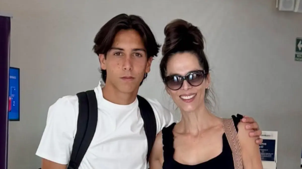  Lucca Vuoso y su mamá. 