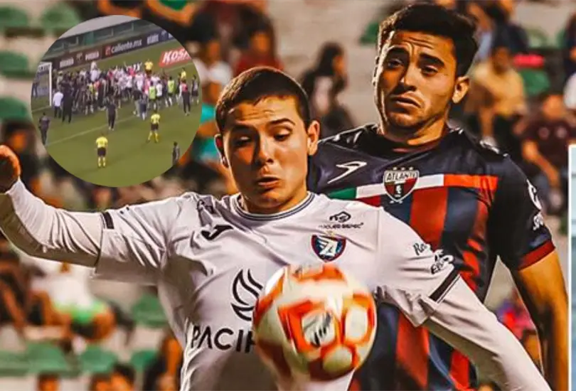 El ánimo se calentó en el Atlante vs Tepatitlán FC El ánimo se calentó en el Atlante vs Tepatitlán FC