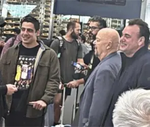 El mensaje de Faitelson tras su foto con Martinoli, Vaca y Perro Bermúdez