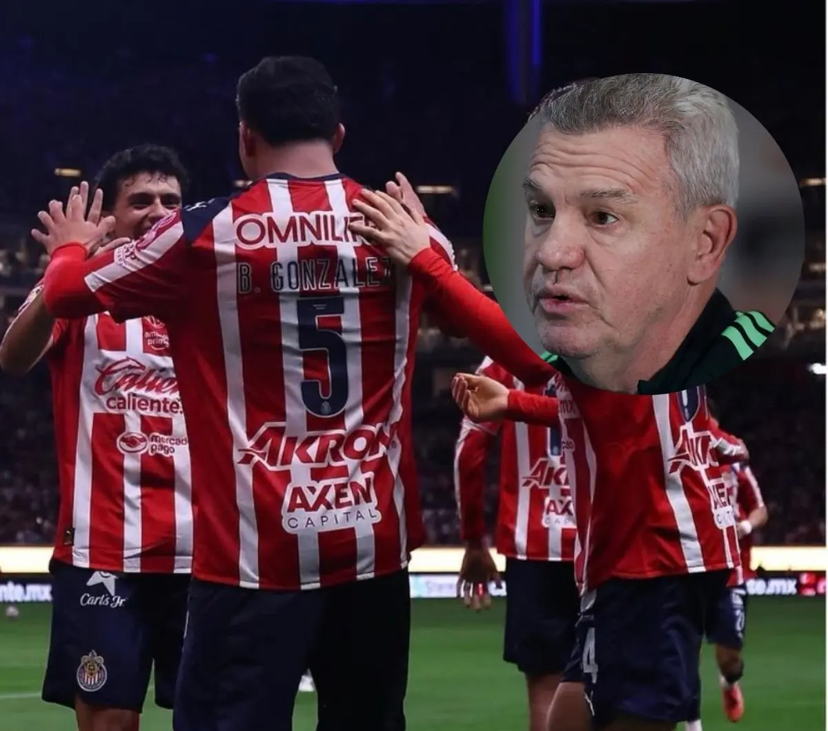  Figura de Chivas levanta la mano para el Tri 