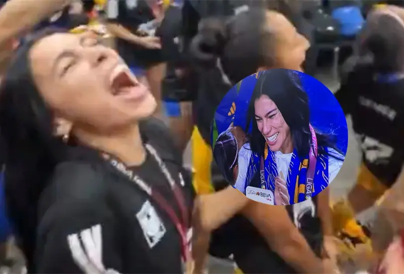 Sabrina Enciso festejó el triunfo de Tigres Femenil Sabrina Enciso festejó el triunfo de Tigres Femenil