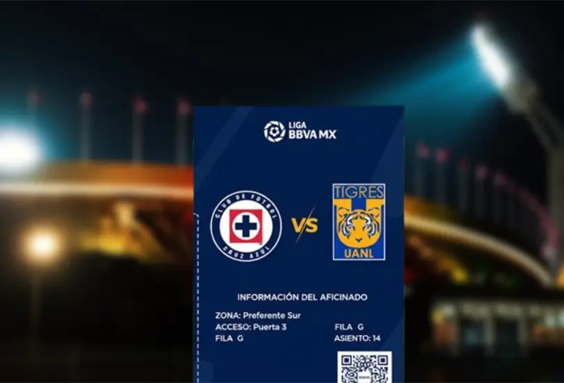 Listos los boletos del Cruz Azul vs Tigres