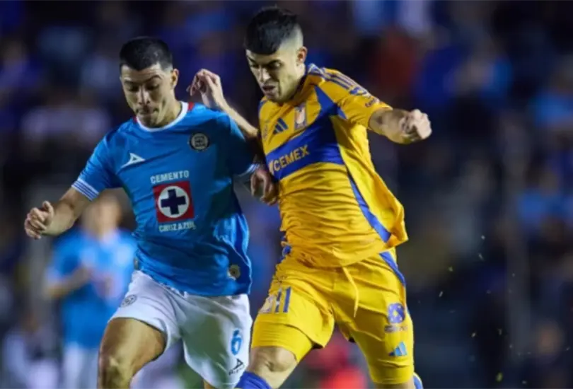 Tigres y Cruz Azul se preparan para el partido de ida de la semifinal del Apertura 2025