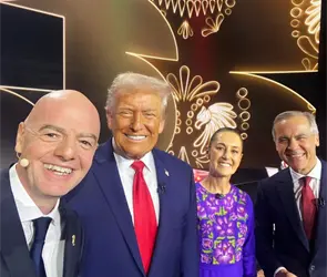 Donald Trump se vuelve viral por baile en el sorteo mundialista