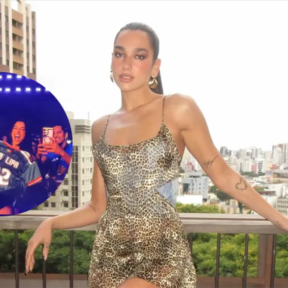 Dua Lipa posa con camiseta de la Selección Mexicana en su concierto de CDMX