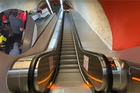 12 personas lesionadas en incidente de escalera el&eacute;ctrica en Metro CDMX