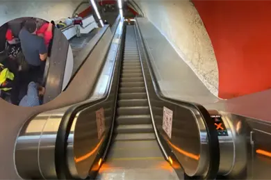 12 personas lesionadas en incidente de escalera eléctrica en Metro CDMX 12 personas lesionadas en incidente de escalera eléctrica en Metro CDMX