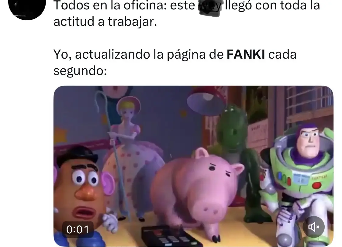 Actualizando la página Fanki Actualizando la página Fanki