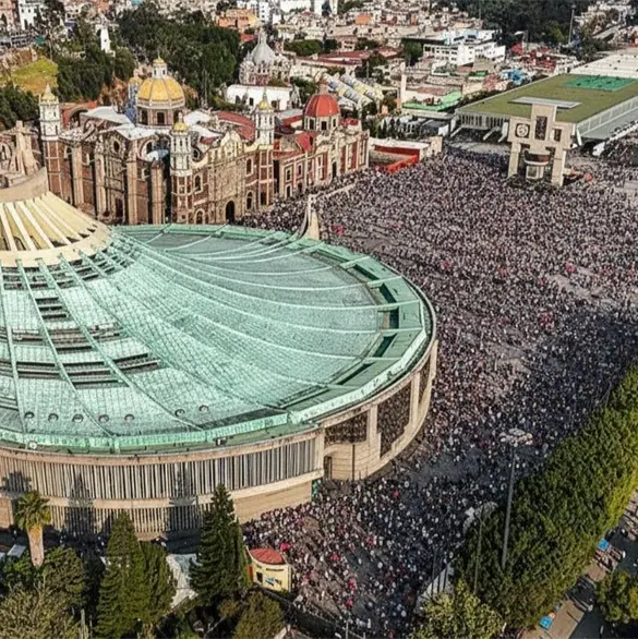 Vías cerradas por celebración de la Virgen de Guadalupe
