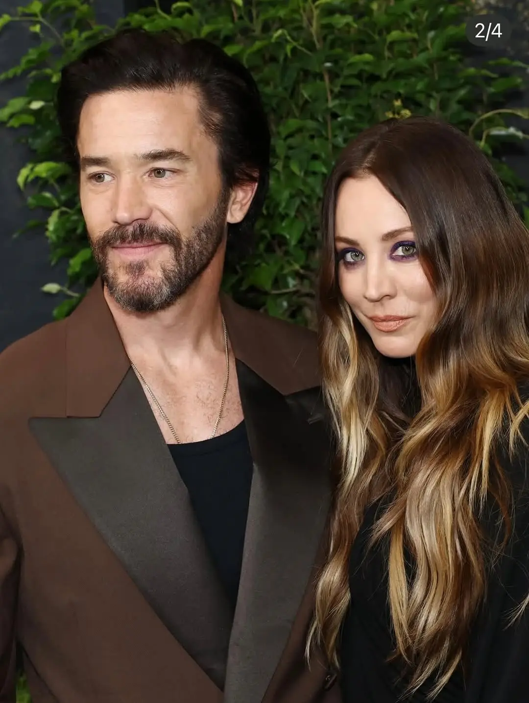 En septiembre, junto a su esposo.