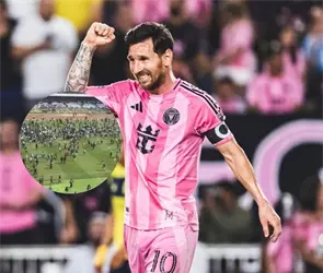 Escándalo en India por breve presencia de Leo Messi