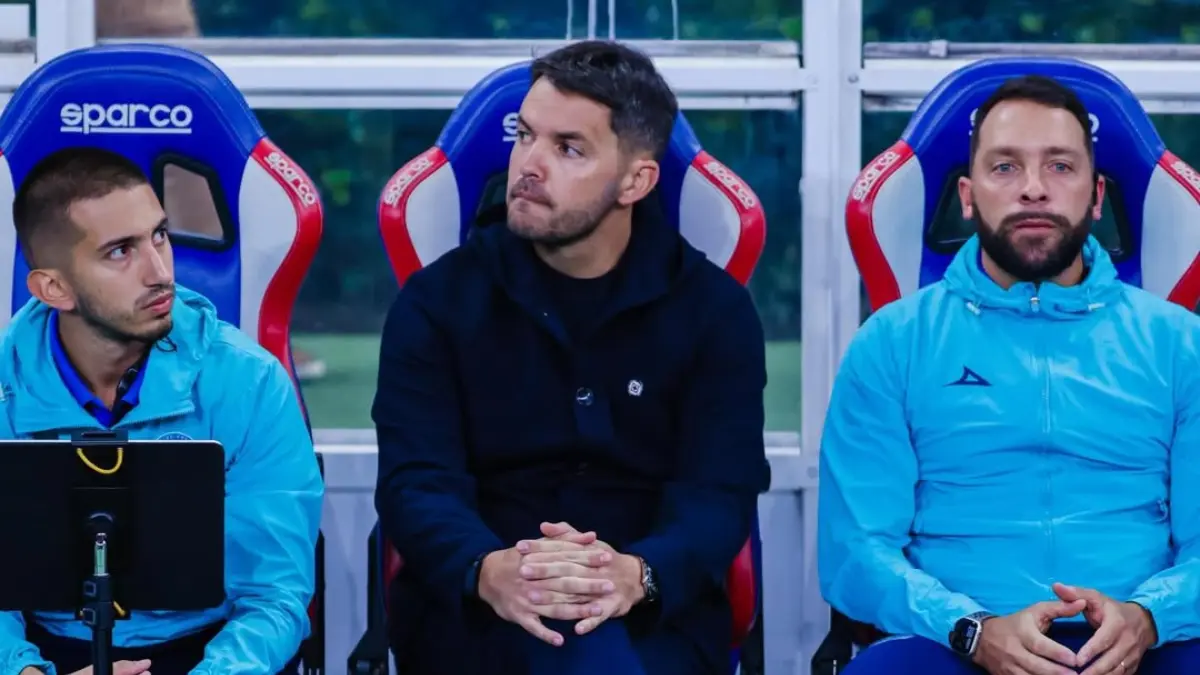  Nicolás Larcamón en redes. 