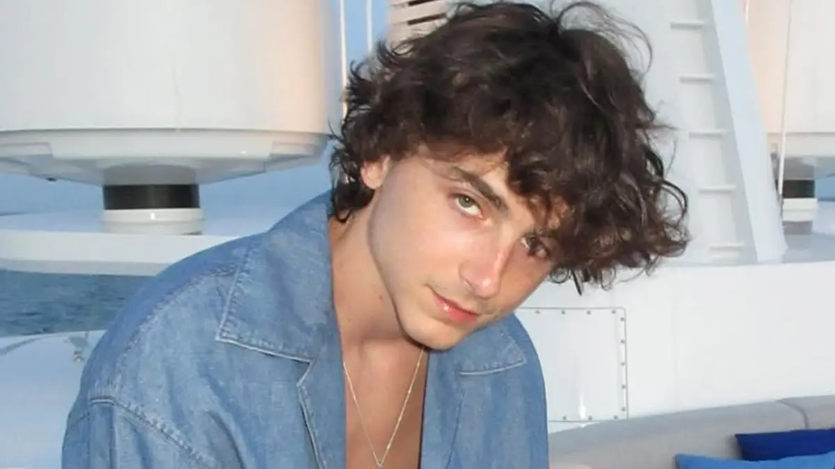  Timothée Chalamet  vía Instagram. 