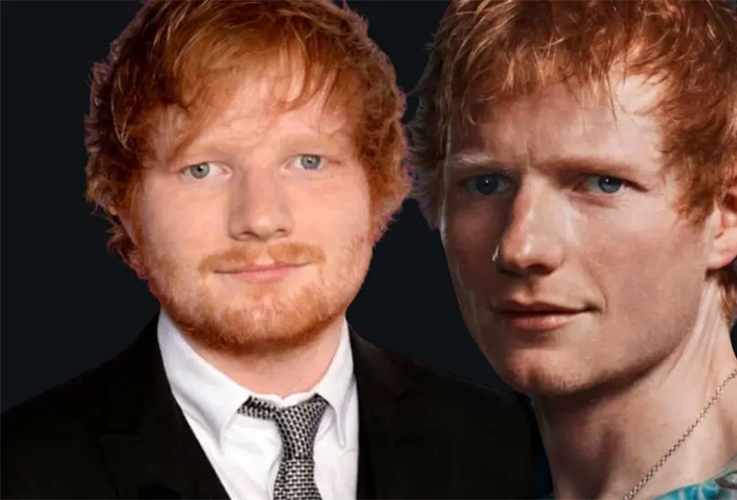 El antes y despu&eacute;s de Ed Sheeran.