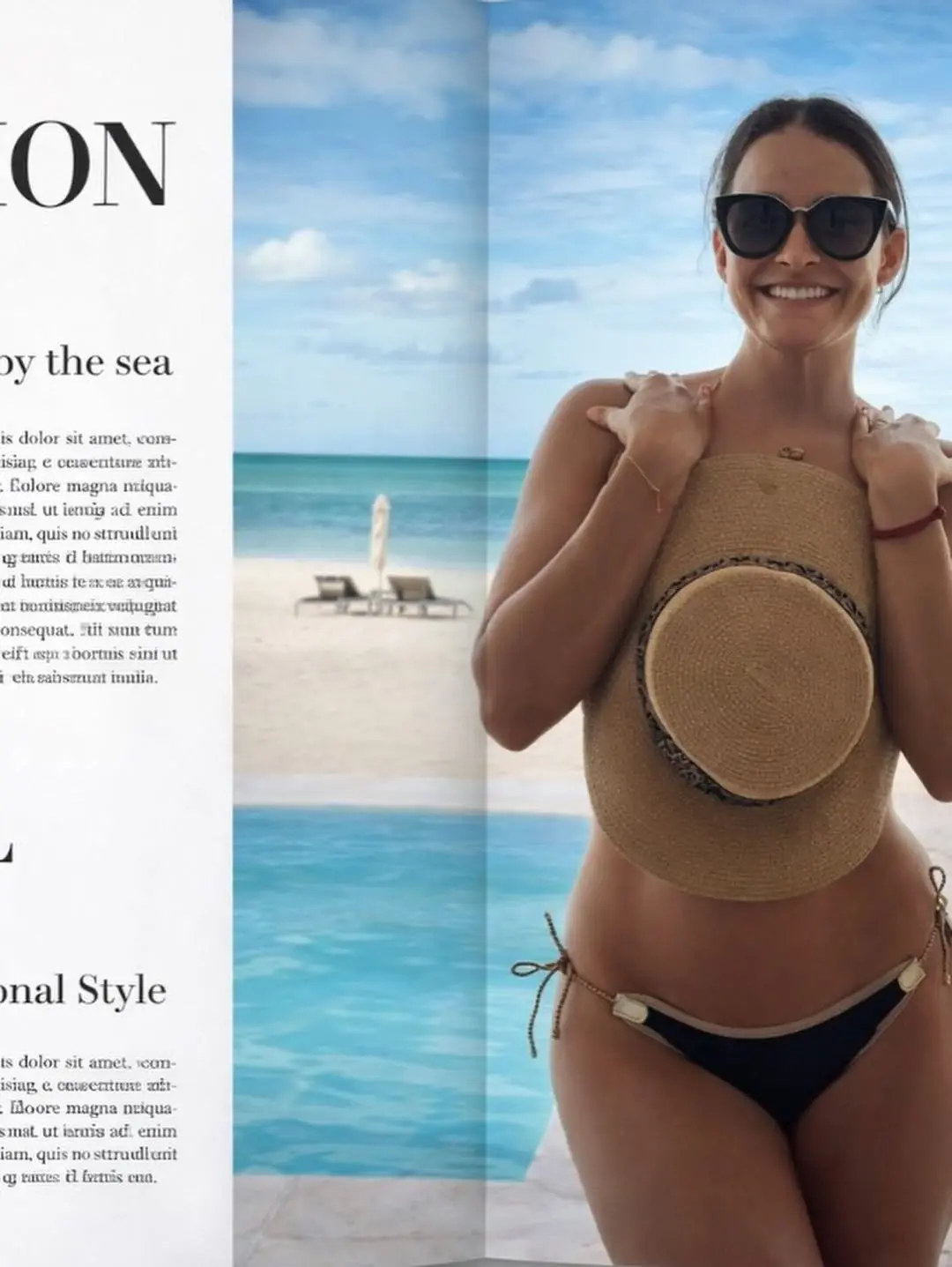 P&aacute;gina de revista editada con IA