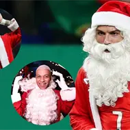 FOTOS | As&iacute; lucen algunos futbolistas vestidos de Santa Claus