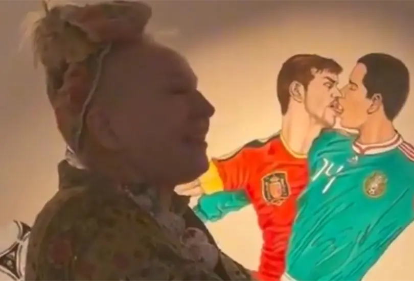 El cuadro de Sia llam&oacute; la atenci&oacute;n