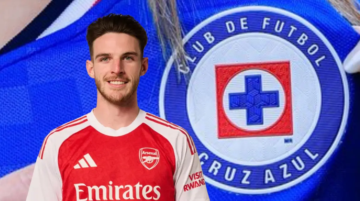  Declan Rice y una futbolista de Cruz Azul captados 