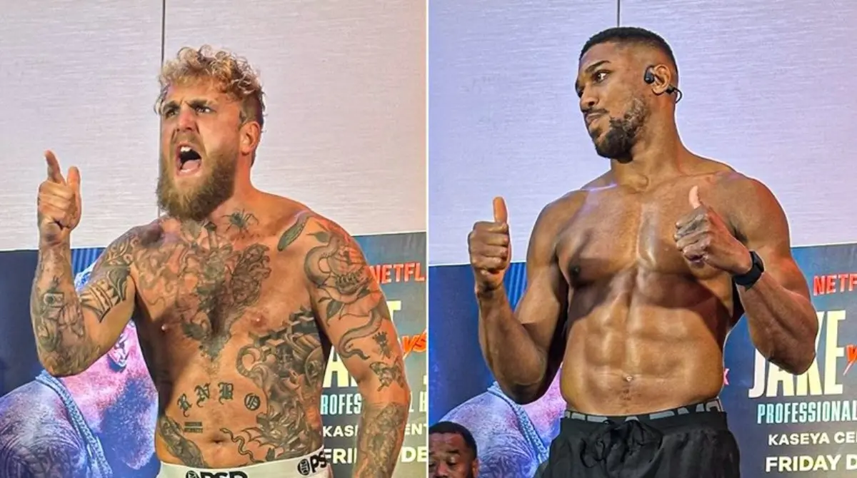  Jake Paul habló sobre Anthony Joshua 
