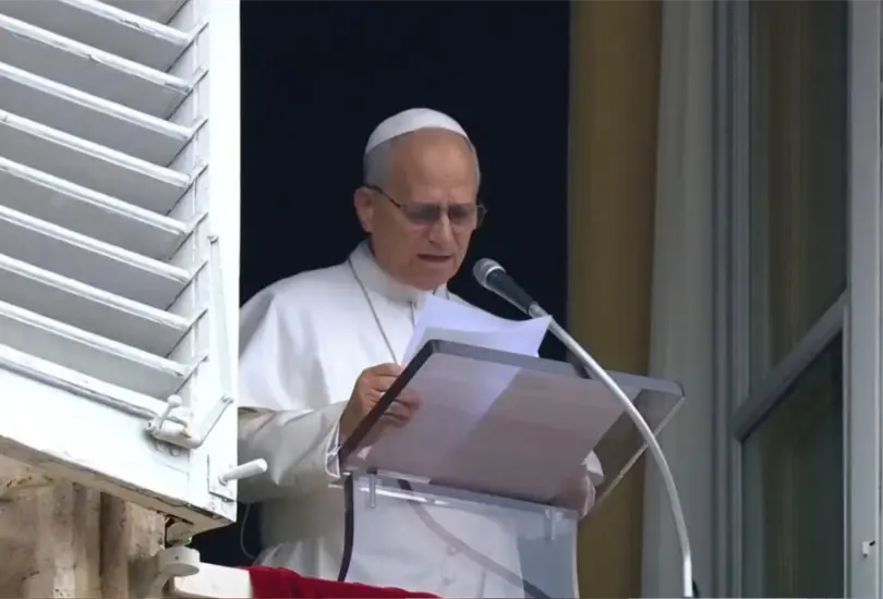 El papa Le&oacute;n XIV hablando de Venezuela.