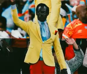 Aficionado de RD Congo rinde homenaje a Patrice Lumumba