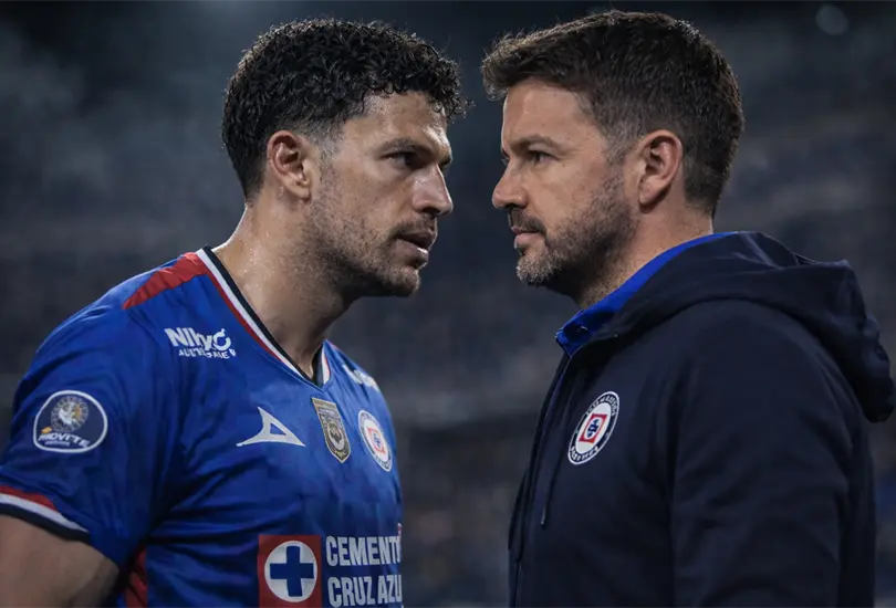 Marco Cancino reveló un disgusto entre Nicolás Larcamón y Nacho Rivero, hoy ex capitán de Cruz Azul. Marco Cancino reveló un disgusto entre Nicolás Larcamón y Nacho Rivero, hoy ex capitán de Cruz Azul.