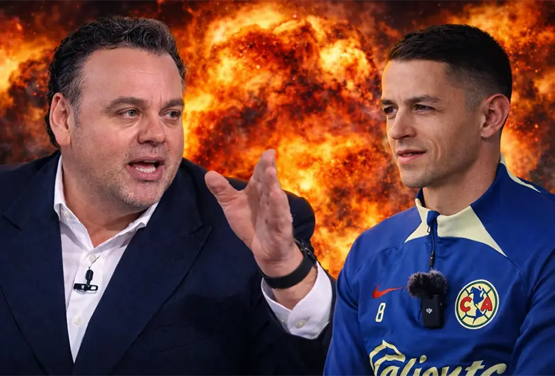 Santiago Ba&ntilde;os reaccion&oacute; con risas al supuesto inter&eacute;s europeo por Fidalgo que David Faitelson asegur&oacute; que exist&iacute;a.