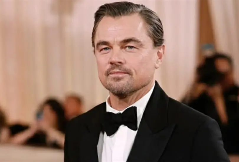 Leonardo DiCaprio en los Golden Globes.
