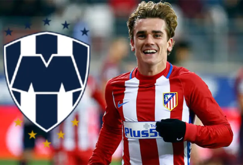 Griezmann apunta a Rayados.