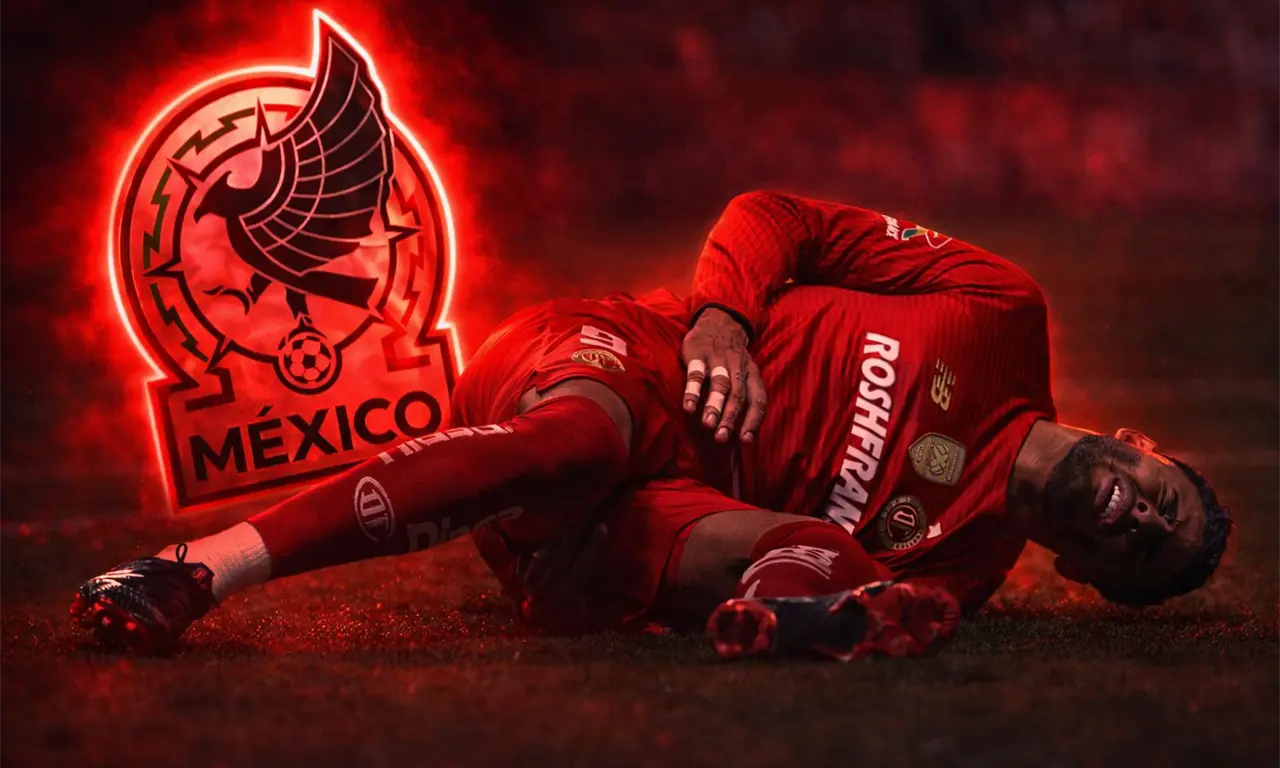  Toluca pierde a Alexis Vega… y el Tri también 