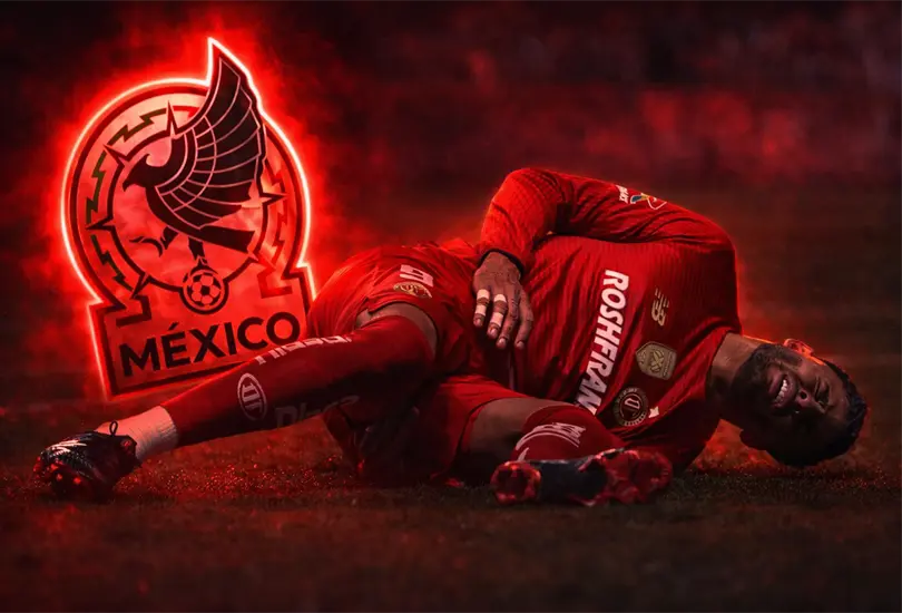 Toluca pierde a Alexis Vega... y el Tri tambi&eacute;n