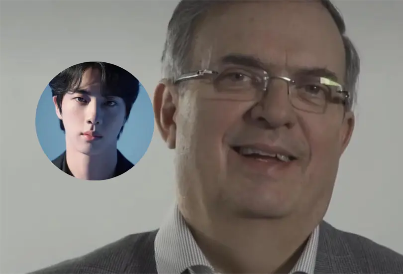 Marcelo Ebrard/Jin (BTS)