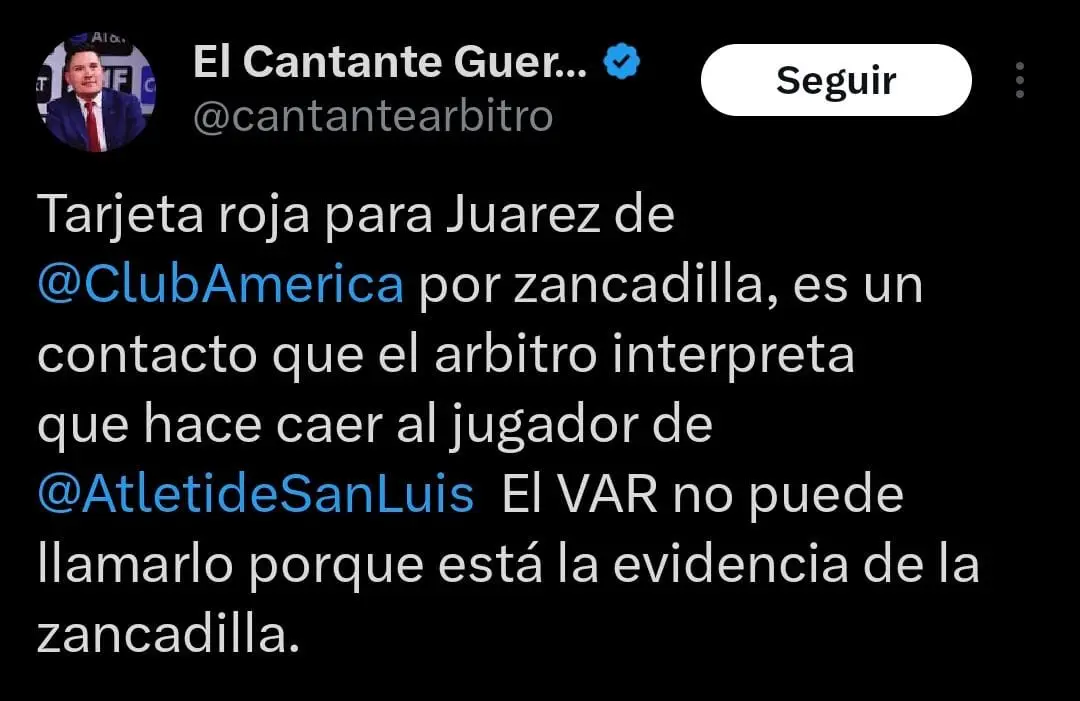 Fernando 'Cantante' Guerreo afirma que si era roja para Ram&oacute;n Ju&aacute;rez