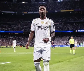 Se cay&oacute; un &iacute;dolo, la reacci&oacute;n de Vinicius Jr a los pitidos en el Bernab&eacute;u