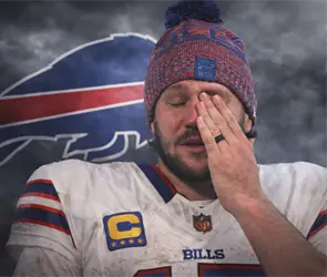 Josh Allen, entre l&aacute;grimas: los Bills caen en playoffs ante los Broncos