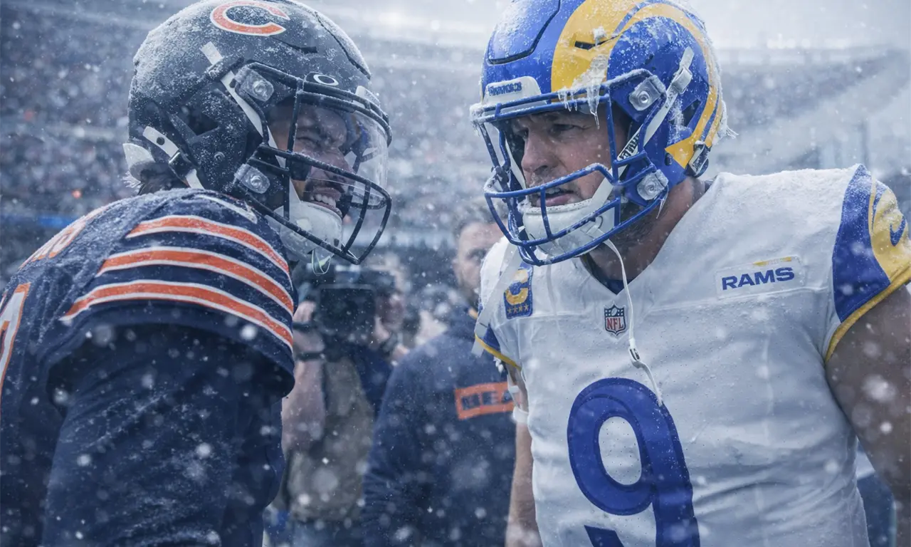  ¡Bajo Cero! A esta temperatura se juega el Bears vs Rams. 