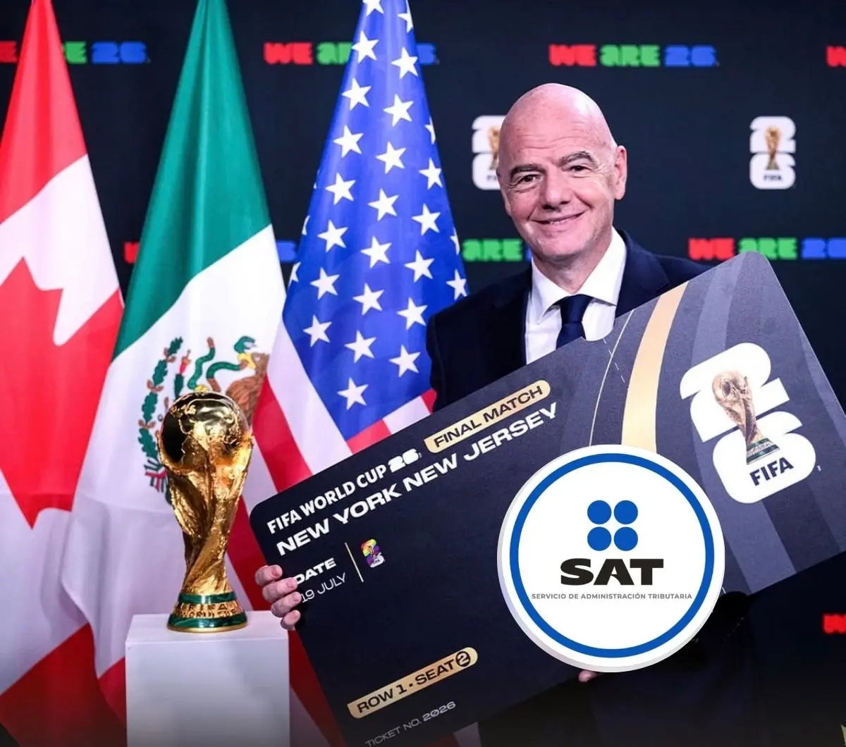  SAT lanza aviso fiscal a jugadores del mundial 