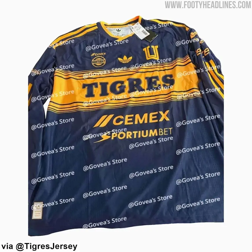 Uniforme de Tigres 2026 - 2027 (Visita)
