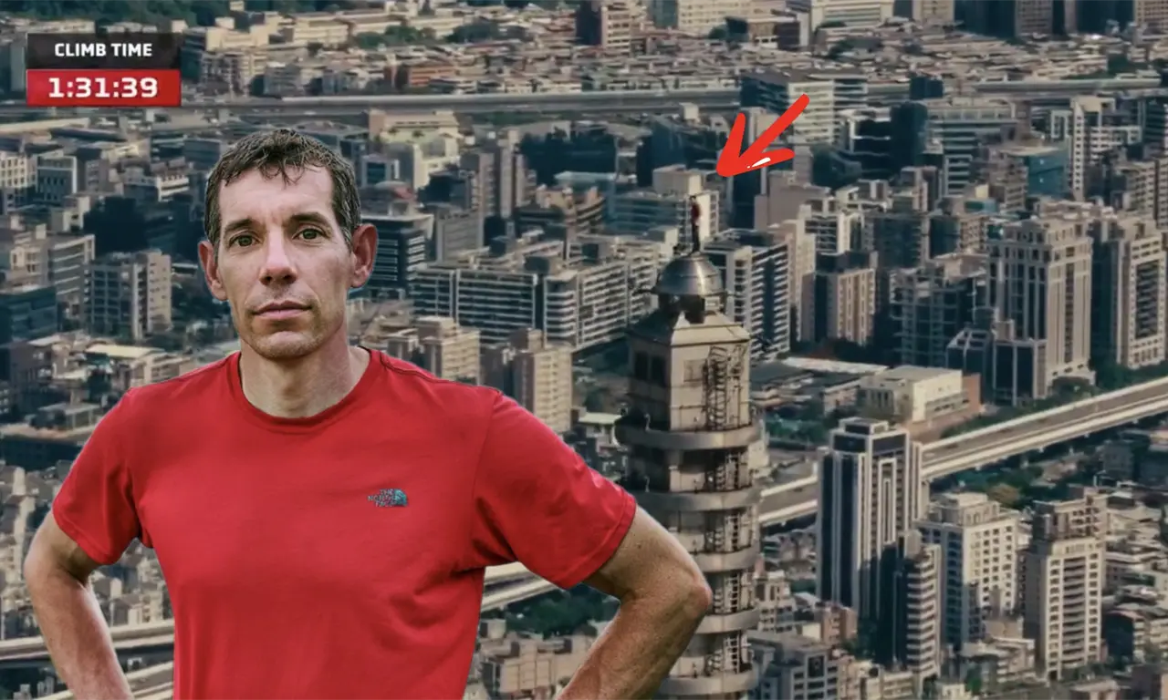  Honnold Hace Historia: escaló el rascacielos Taipei 101 sin cuerdas 