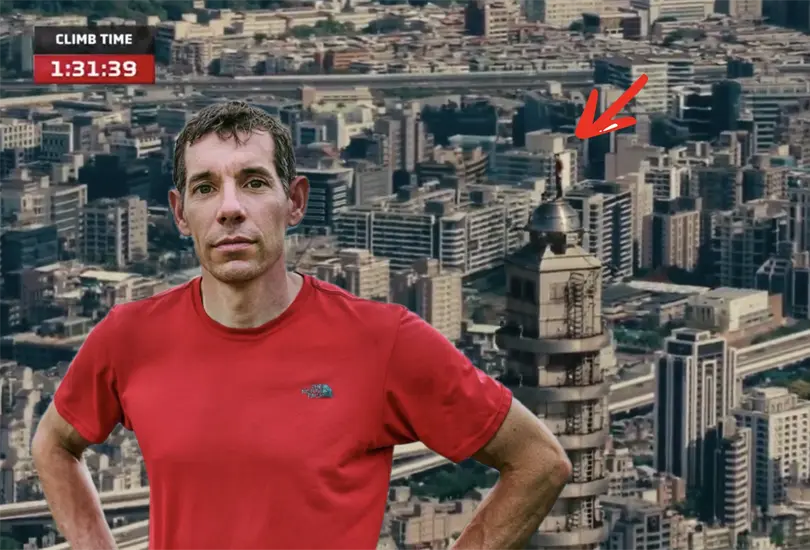 Honnold Hace Historia: escaló el rascacielos Taipei 101 sin cuerdas