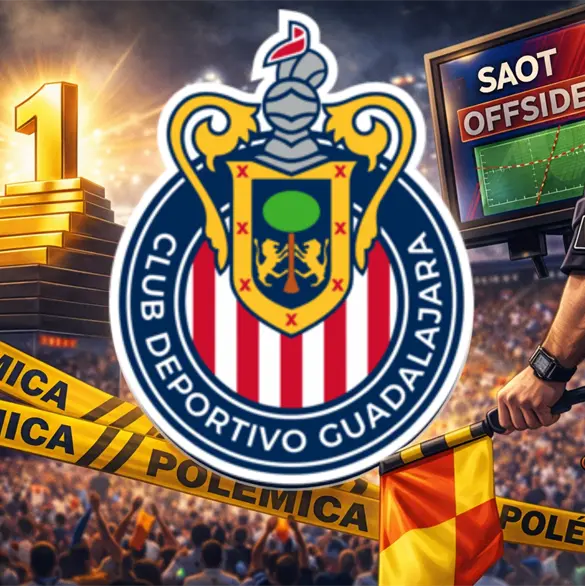 Con polémica arbitral, Chivas manda en la Liga MX Con polémica arbitral, Chivas manda en la Liga MX