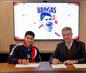 Atl&eacute;tico de Madrid present&oacute; a Obed Vargas como nuevo colchonero